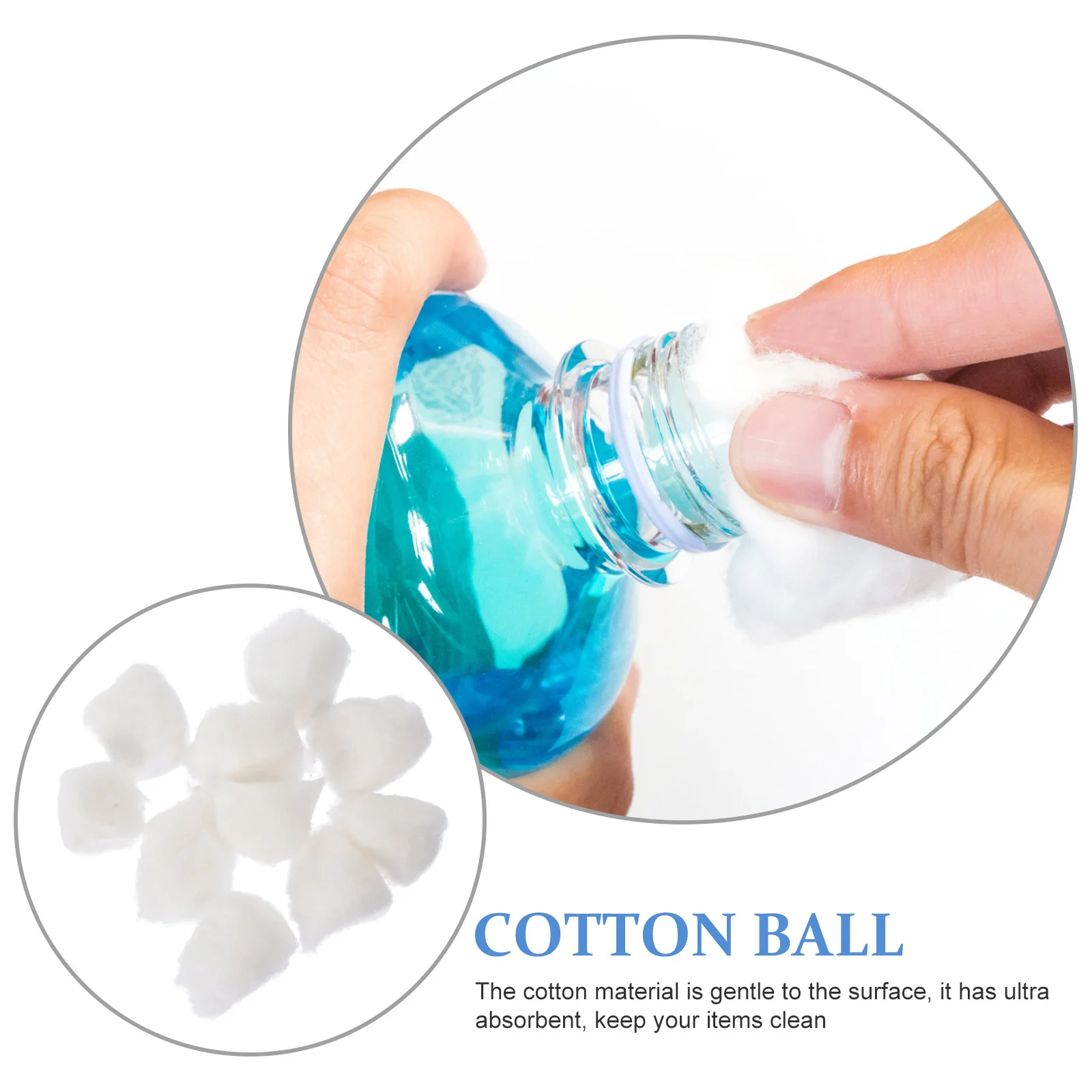 12 Bags Absorbent Cotton Balls Wound Care Non Medical Supplies Daily Use Ordinary for Tattoos