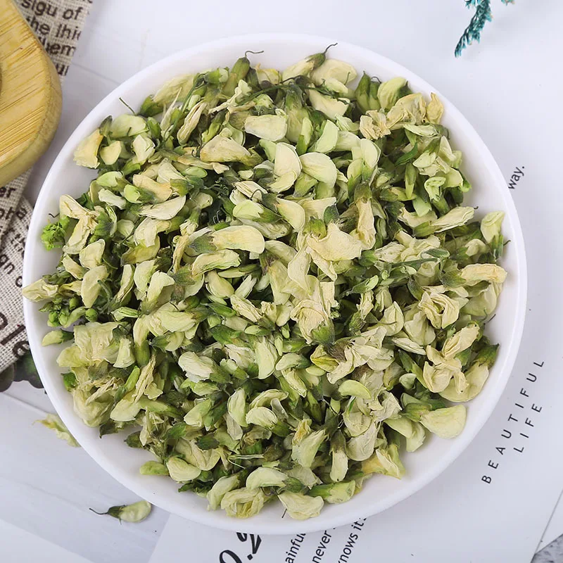 

High Quality Dried Black Locust Flowers For Soap Candle Wedding Decorative Black Locust Mix Flower Material Making