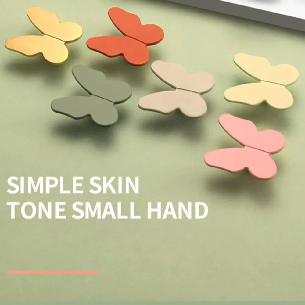 Furniture Hardware Butterfly Shape Door Pulls Wardrobe Pulls Cabinet Drawer Drawer Knobs Single Hole Zinc Alloy Handles