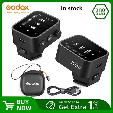 Godox X3 TTL HSS 2.4G Wireless Flash Trigger Trasmettitore touch screen OLED Carica rapida per Canon Nikon Sony Fujifilm