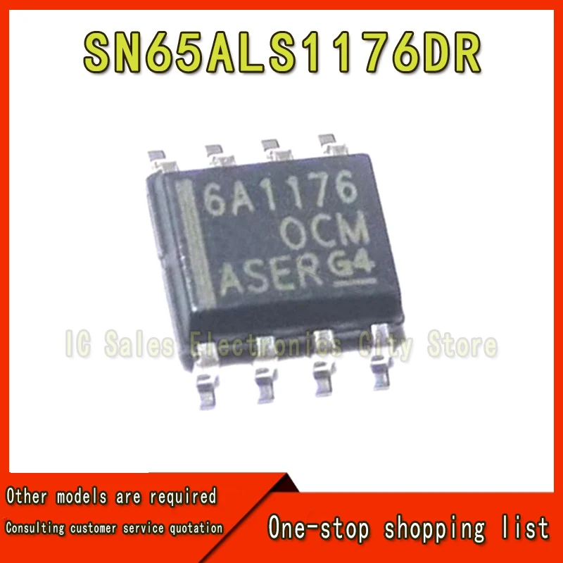 (10 Stuk) 100% Nieuwe 6A1176 SN65ALS1176DR SN65ALS1176 Sop-8 Chipset