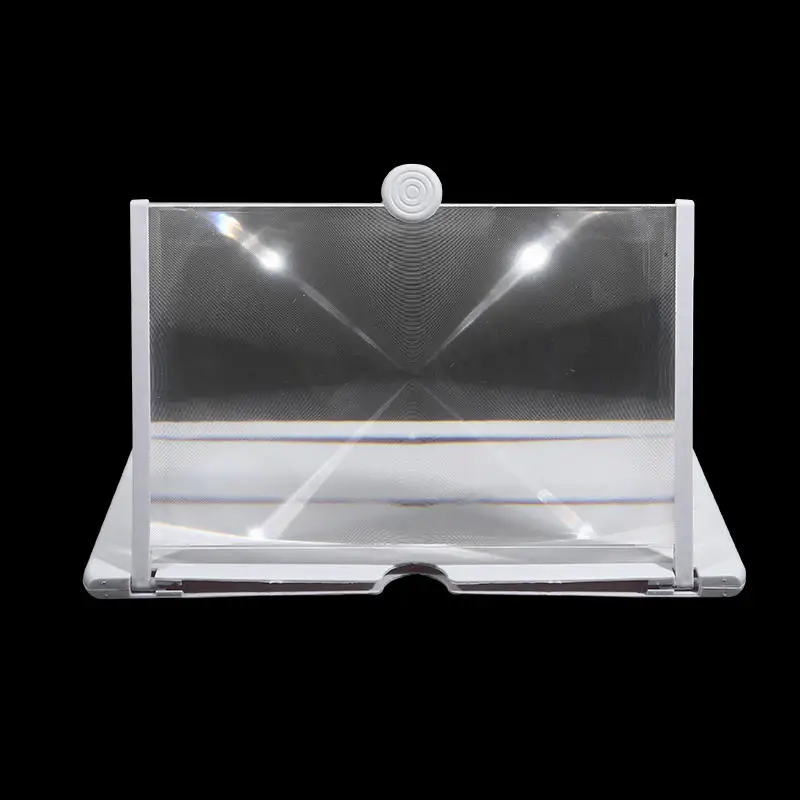 Пластиковый 3D увеличитель мобильного экрана, универсальный держатель для видеоусилителя телефона, красная лупа для экрана телефона