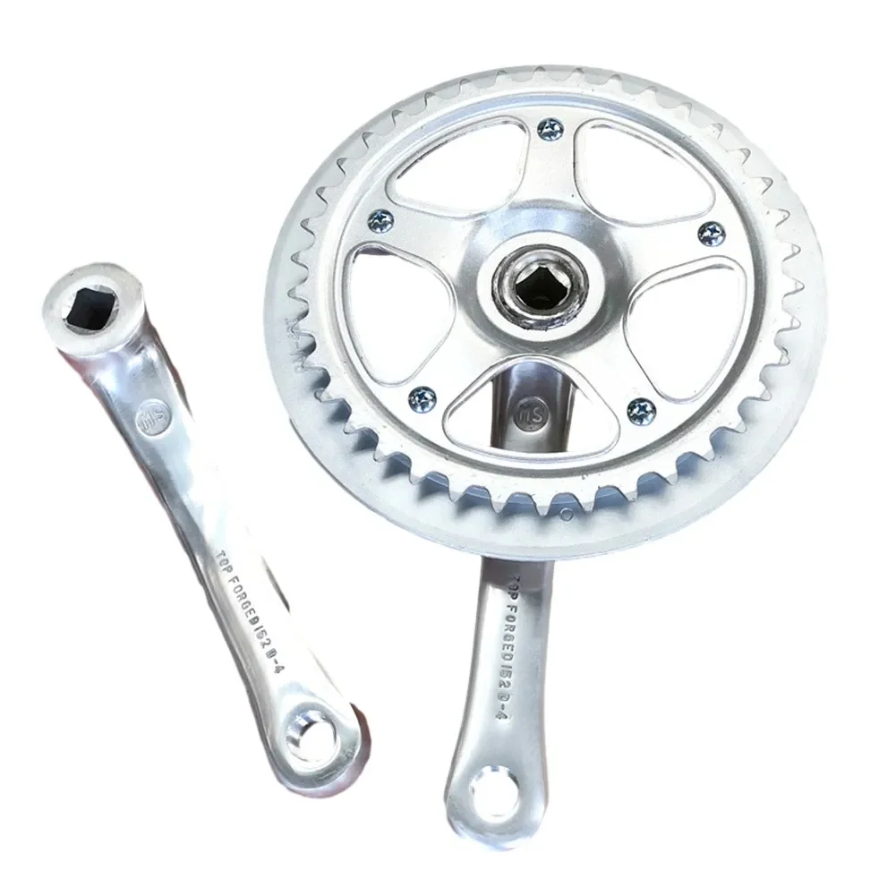 Single Speed Crankset 152MM 38T Alloy Chainwheel Einfach Zu Bedienen For Folding Bikes For Road Bikes Brand New