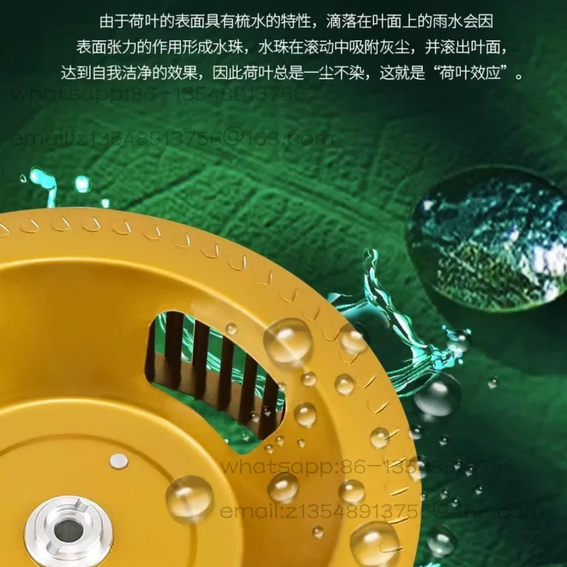 Range hood, wind turbine, fan, impeller, silent, large wind suction and exhaust, non-stick oil, universal hood accessories