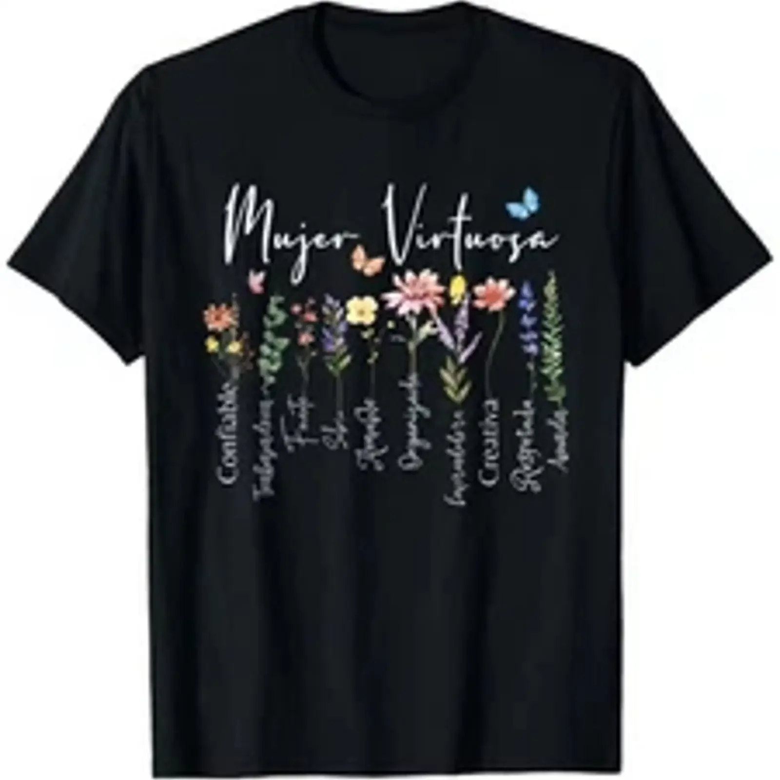 Spanish Religious Phrases T Shirt Suitable for Church Study God Says You Are vintage Washed streetwear Stylish Stretched