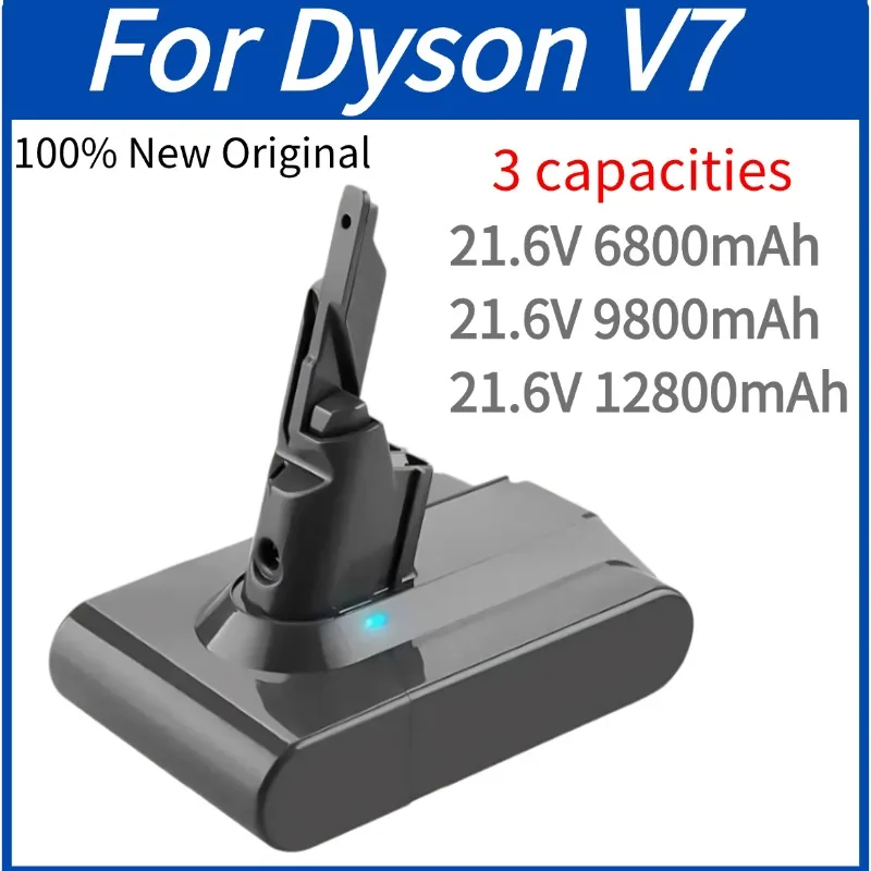 

V7 128000mAH Original Battery for Dyson V7 Motorhead Animal Absolute SV11 Battery 21.6V DE FR RU