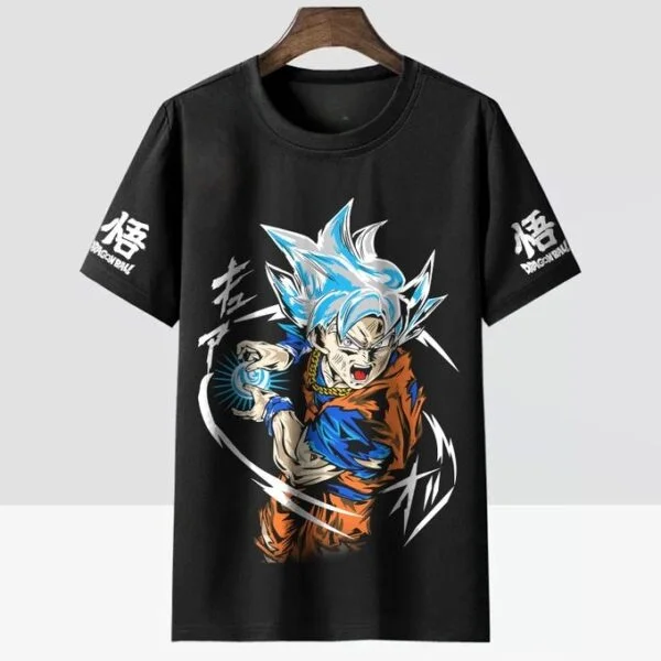 

Summer 2026 Dragon Pearl Sun Wukong "Ultimate Skill" Theme 100% Cotton Printed Loose T-shirt for Men and Women Top Y2k