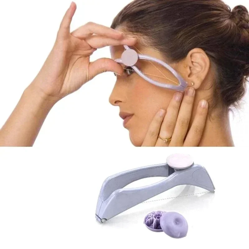 Vrouwen Mini Facial Hair Remover Lente Threading Epilator Gezicht Defeatherer Ontharing DIY Make-Up Beauty Tool voor Wangen Wenkbrauw