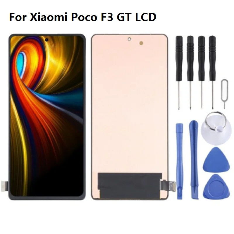 

6,67 TFT ЖК-экран для Xiaomi Poco F3 GT, сенсорная панель, лицевая панель экрана, дигитайзер для Poco F3 GT LCD