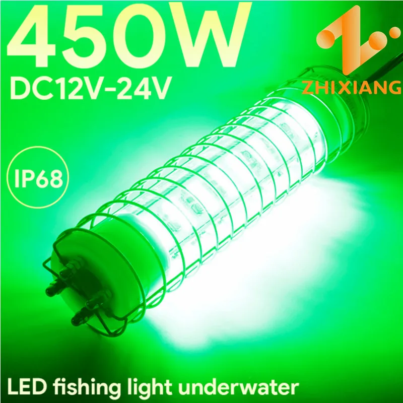 IP68 LED Fishing lights 450W 850WUnderwater Attracting Fishing Light catch fishing light green