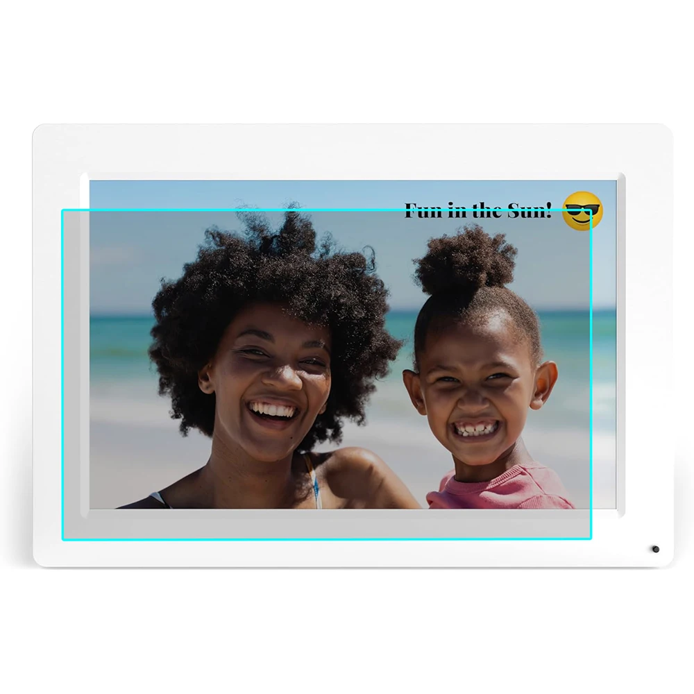 

2PCS screen film protector for 10inch Simply Digital Picture Frame WIFI Digital Picture Frame pet screen film protector