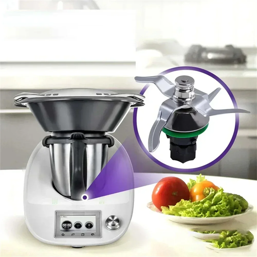 Nova lâmina tm5 tm6 thermomix para substituição de processador de alimentos acessórios de mistura faca para faca thermomix