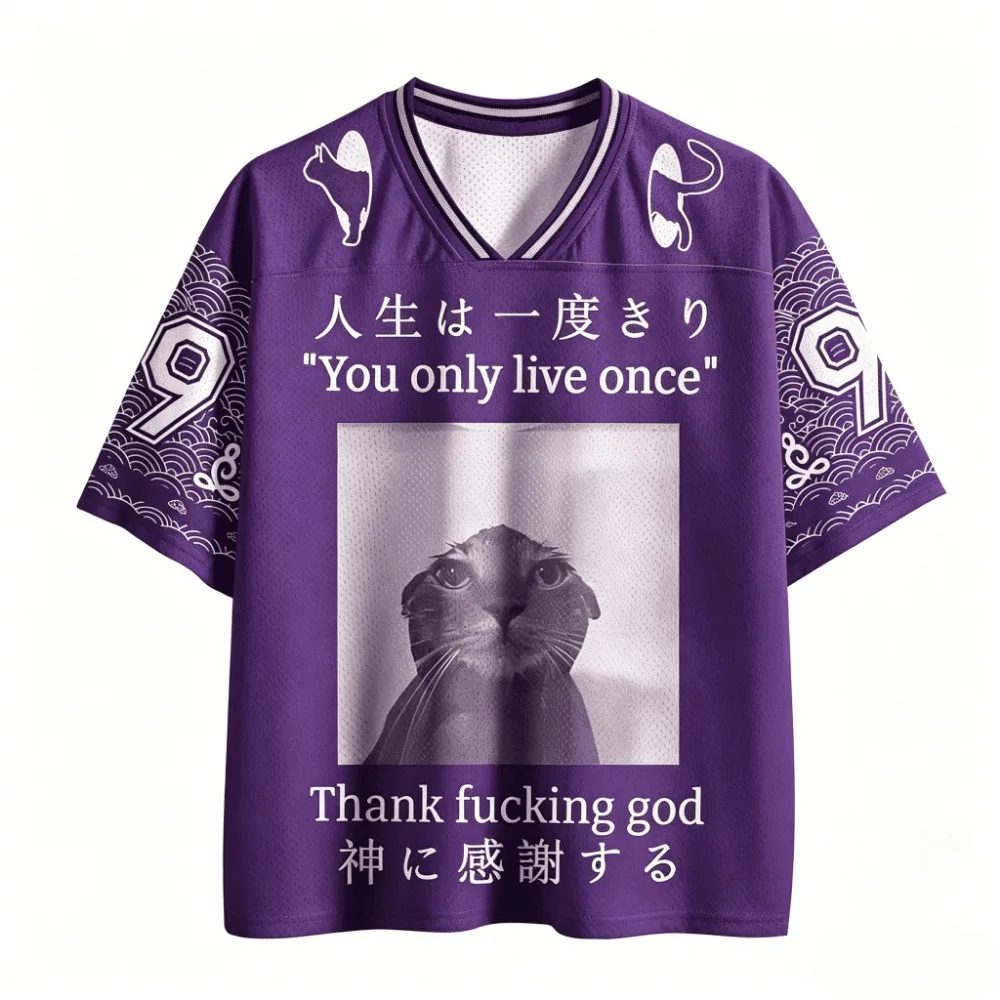 Y2K Japanische Ästhetik Katze 3D-Druck Atmungsaktives Schnelltrocknendes Herren- und Damen-T-Shirt Outdoor Street Casual Fashiona Eltern-Kind-Kleidung – Detail 3
