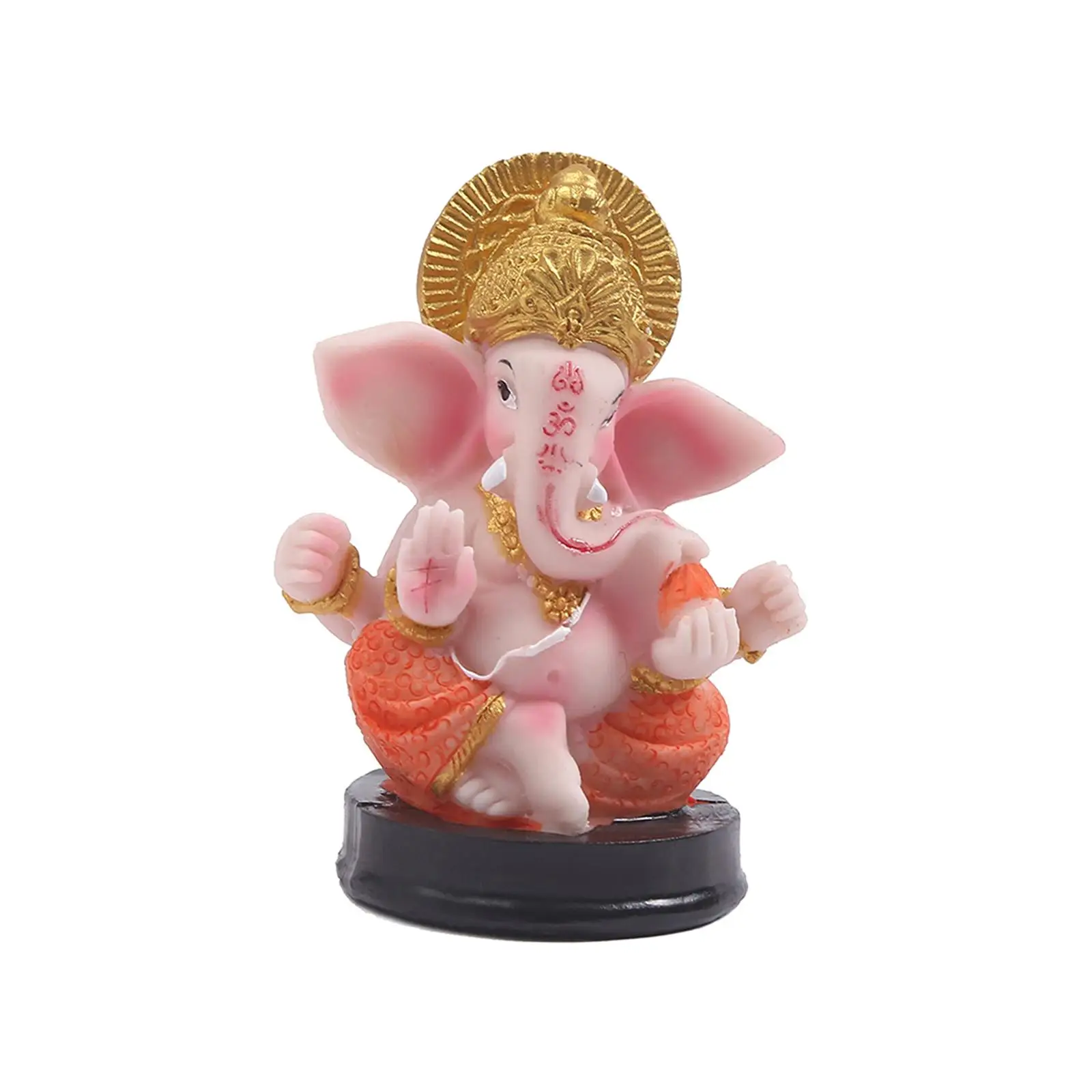 Hindu Elephant God Statue Indian Figurine Lord Ganesh for Home Office Decor