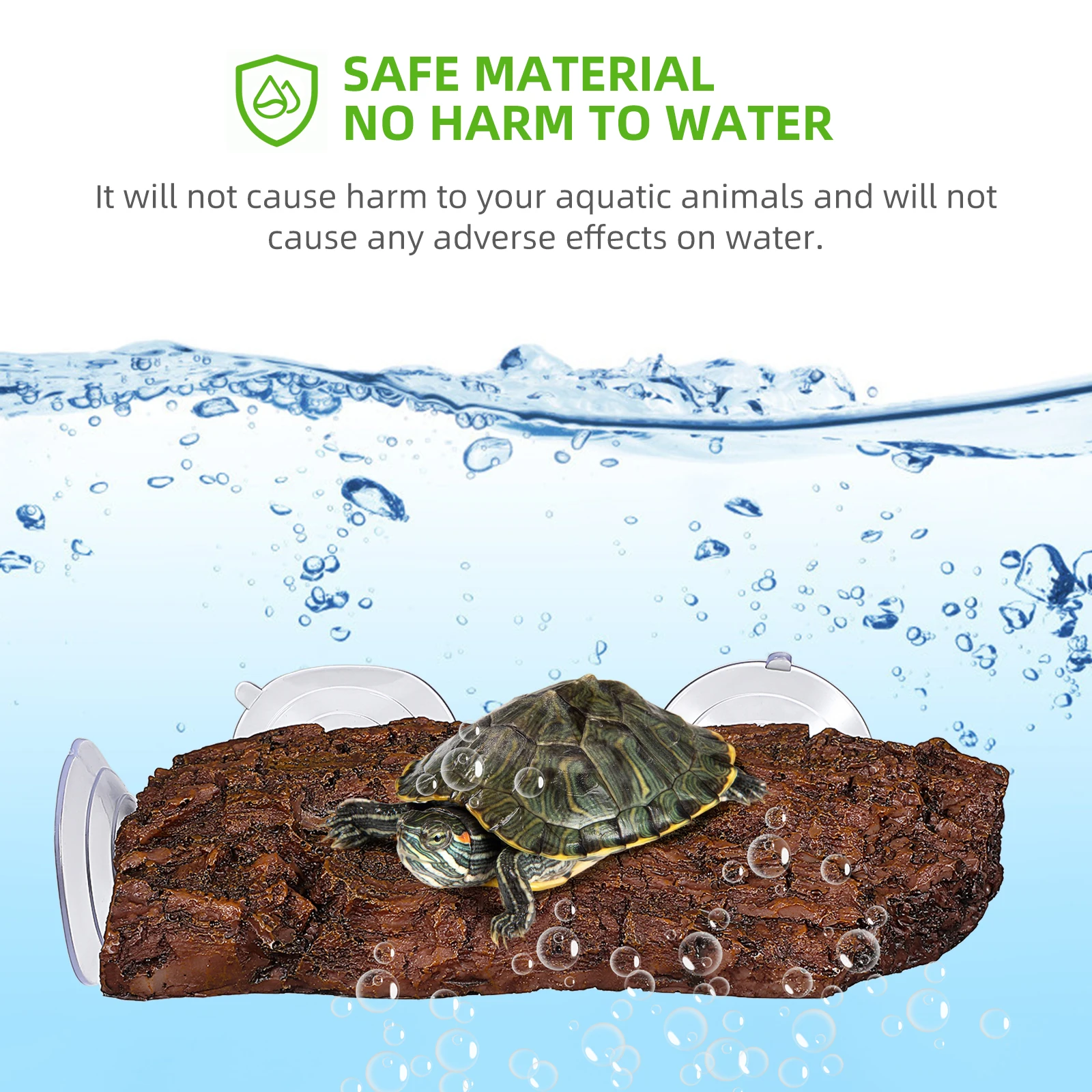 ملحقات خزان الزواحف منصة الفرح للسلحفاة المائية آمنة للاسترخاء والإخفاء للزواحف الحيوانات الأليفة بارتفاع قابل للتعديل #2