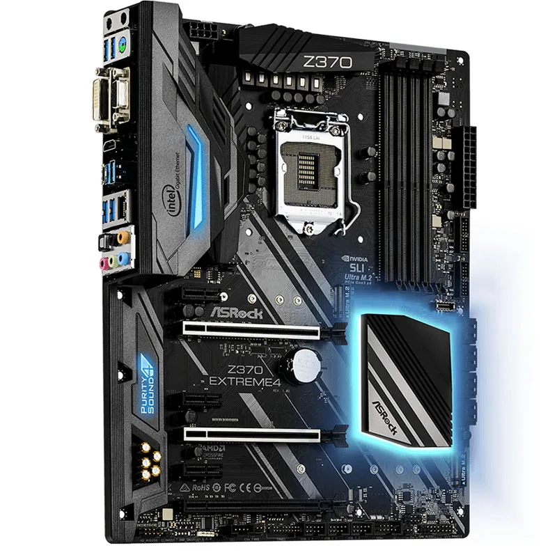 ASRock Z370 المتطرفة 4 LGA 1151 (300 سلسلة) إنتل Z370 HDMI SATA 6 جيجابايت/ثانية USB 3.1 ATX إنتل اللوحة الأم