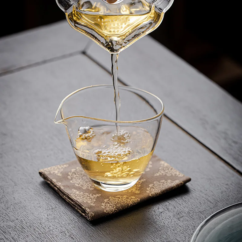 

Неограниченное количество капель воды, жаропрочная чашка ручной работы, термостойкая стеклянная униформа, чашка кунг-фу, чай, морская утолщенная мужская чашка Gong Dao Bei