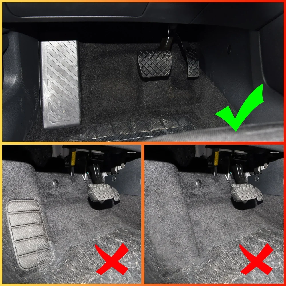 Car Pedals for Volkswagen VW Fox Lupo SpaceFox 2016~2022 Accelerator Gas Brake Footrest Stainless Steel Non-slip Pedal Cover Pad