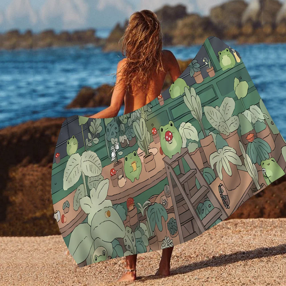 Kawaii Frogs Towel … - image