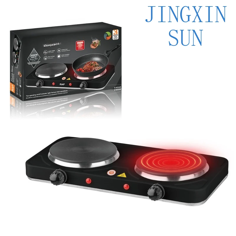 American Dual-Headed Electric Ceramic Cooker Multi-Functional Small Household Induction Cooker Wholesale Plastic