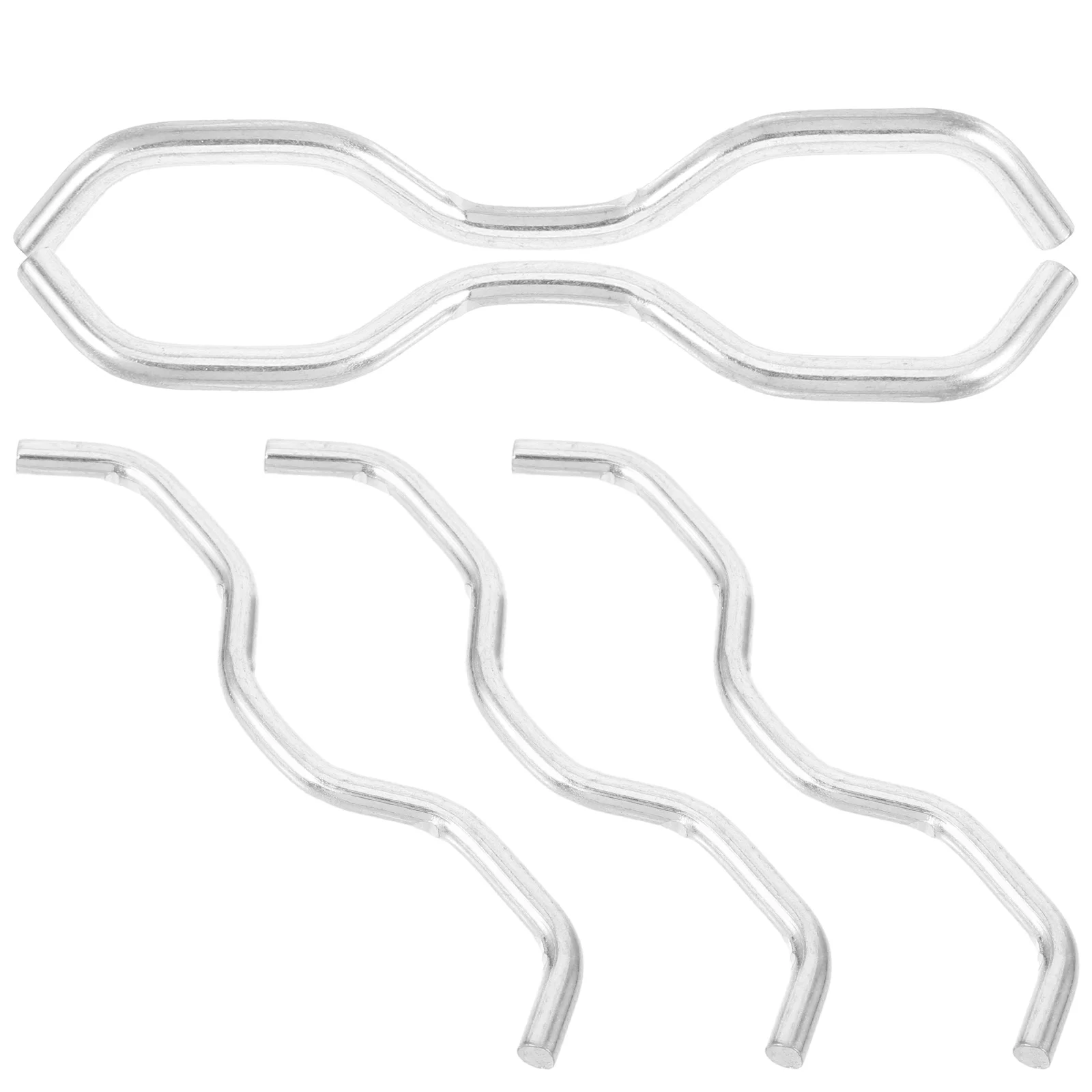 

5pcs Trampoline Galvanized Steel Durable Safety Compatible Jump Bed Metal Trampoline Buckles Parts Accessories