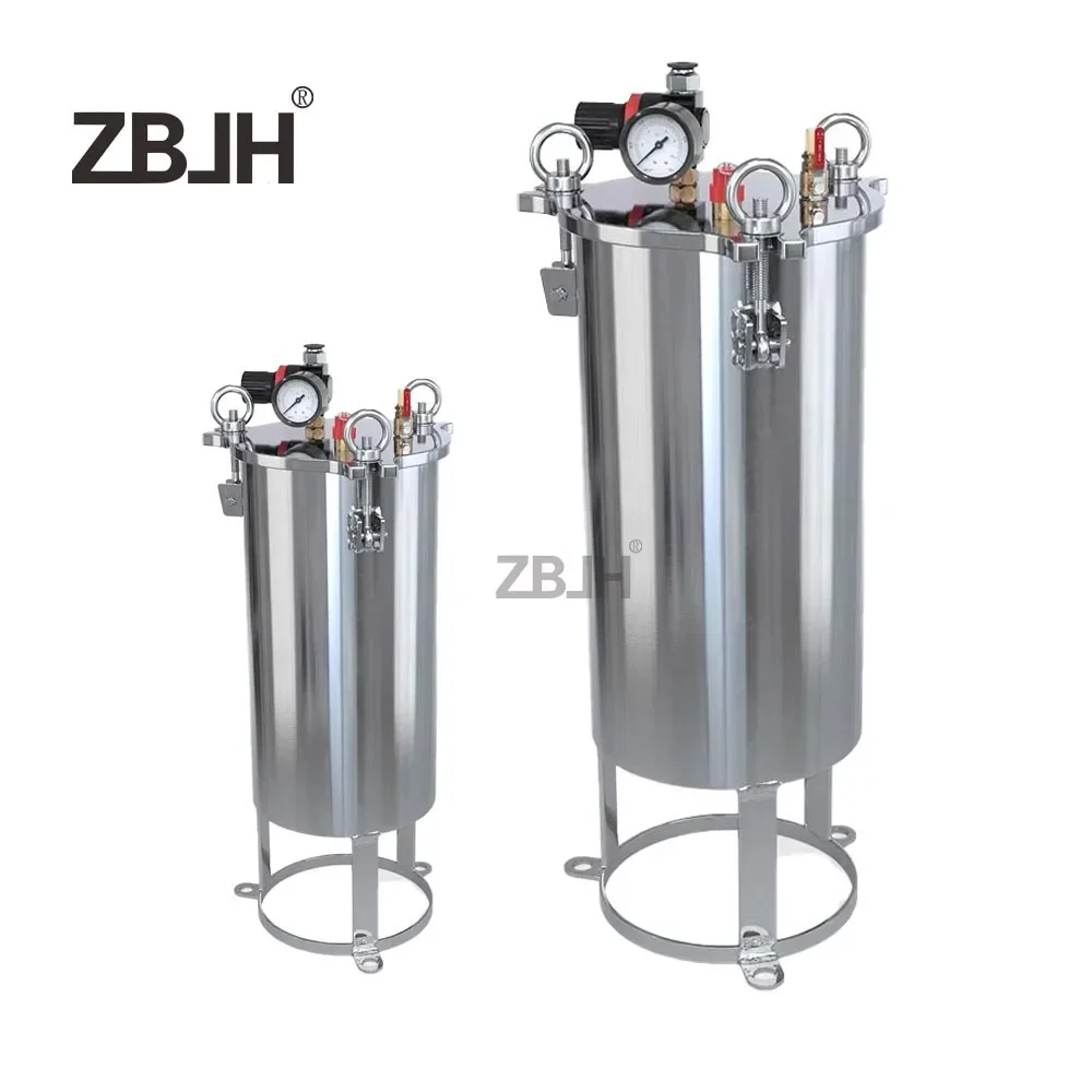 8L Dispensing bucket Liquid glue dispensing stainless steel pressure tank Dispensing storage tank accept 1L~100L customized