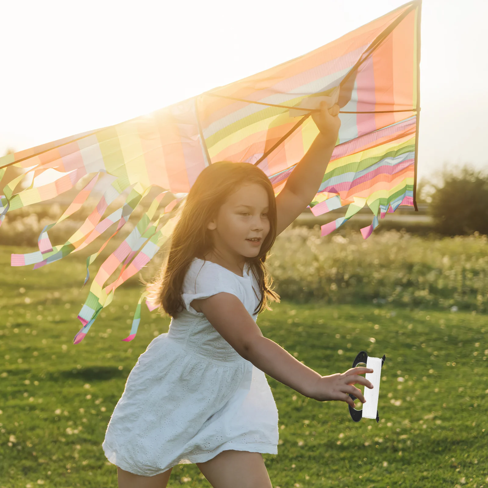 لوح لف الطائرة الورقية لوح لف سلسلة الطائرة الورقية مع خط طائرة ورقية 100 متر أداة رياضية خارجية لخط الطائرة الورقية