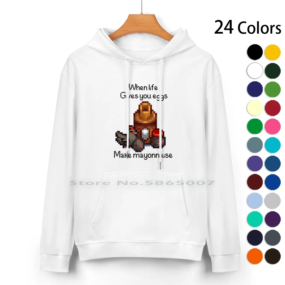 Stardew Valley Funny Quote Pure Cotton Hoodie Sweater 24 Colors Stardew Valley Stardew Valley Stardew Valley Stardew Valley