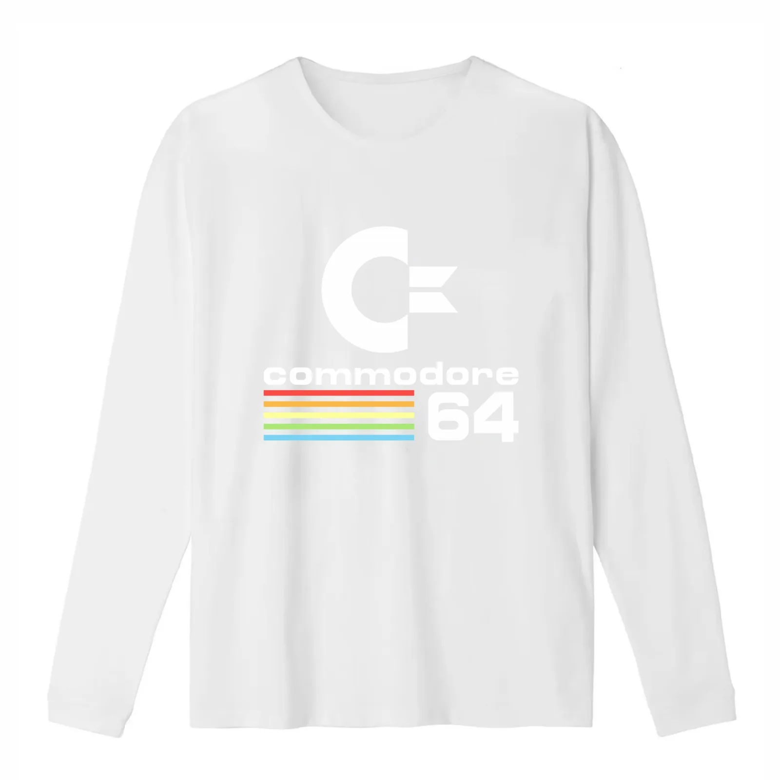 Commodore 64 T-Shirt Summer Casual Cotton Tee Oversized Streetwear Tops Vintage Graphic Print Loose Fit Short Sleeve