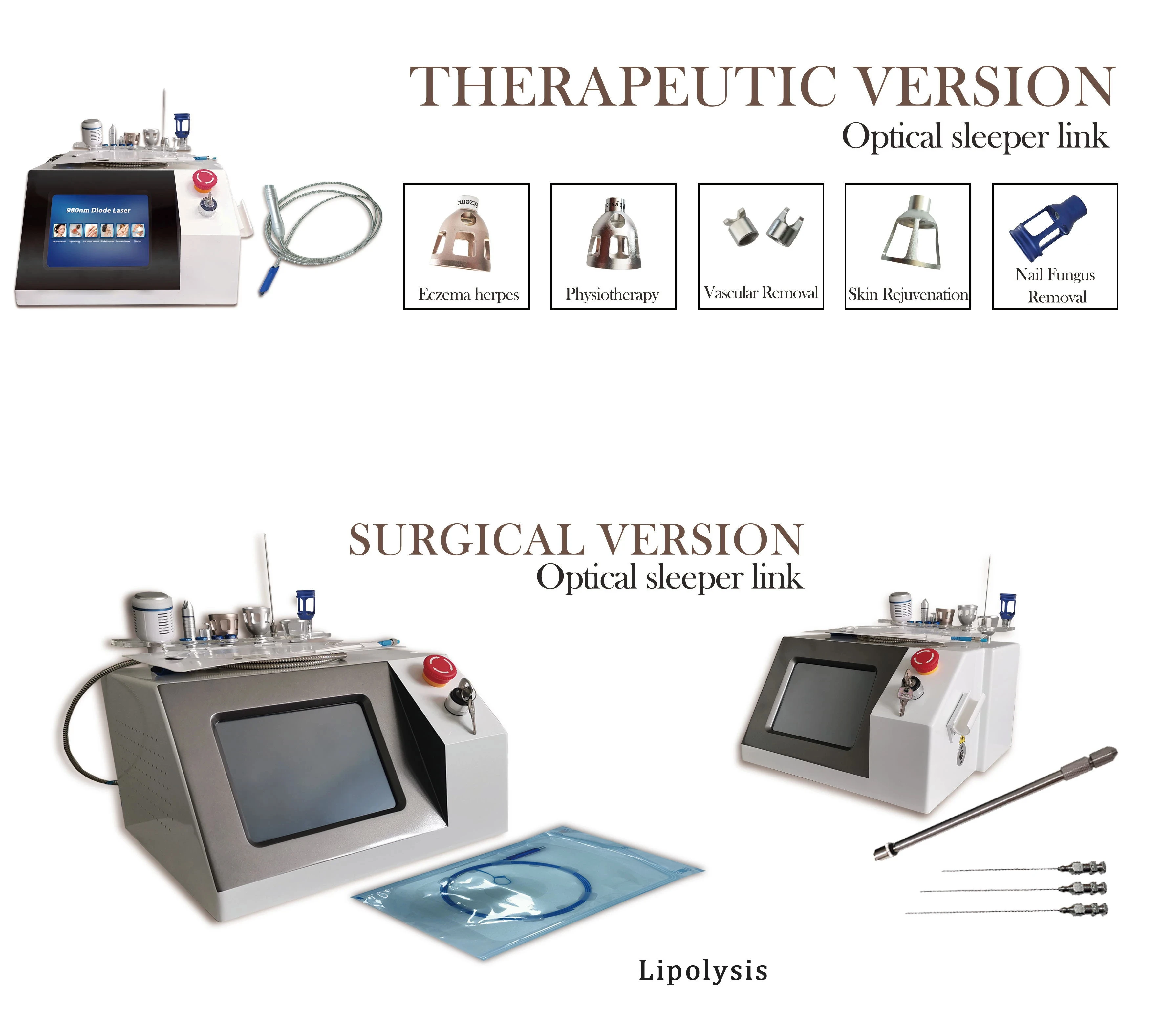 Pro 980nm 5+1 Multifunctional Diode Lase System | Professional Vascular Removal & Nail Fungus Treatment Device