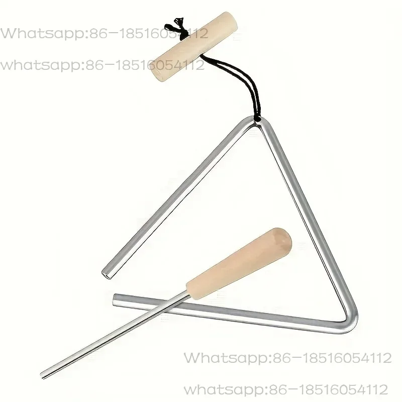 1pc Professional Triangle Instrument Set, Fun Percussion Musical Tool with Beater | Handheld Design for Music Performance