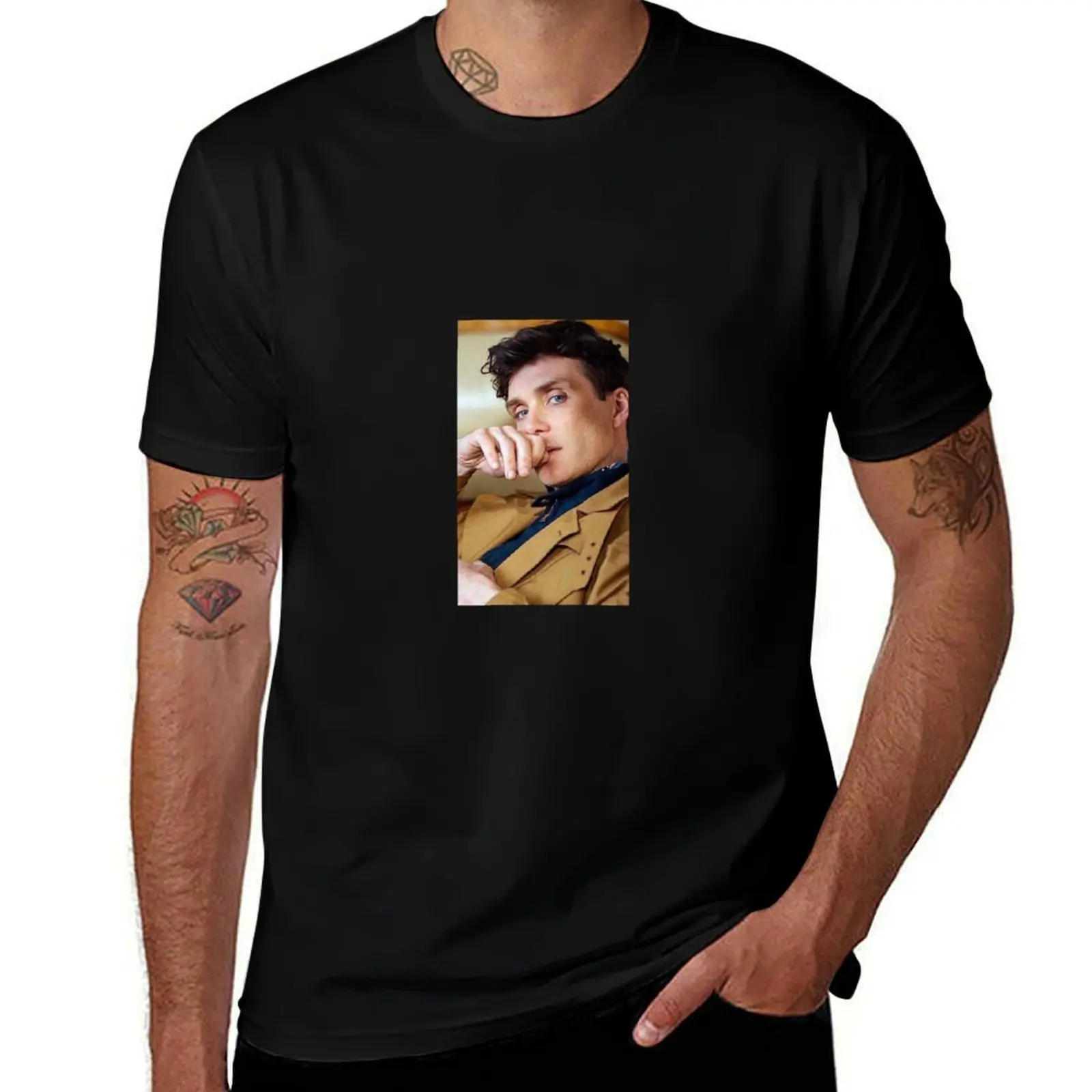 

Cillian Murphy T-Shirt man t shirts for men funny t shirts cotton T-Shirt