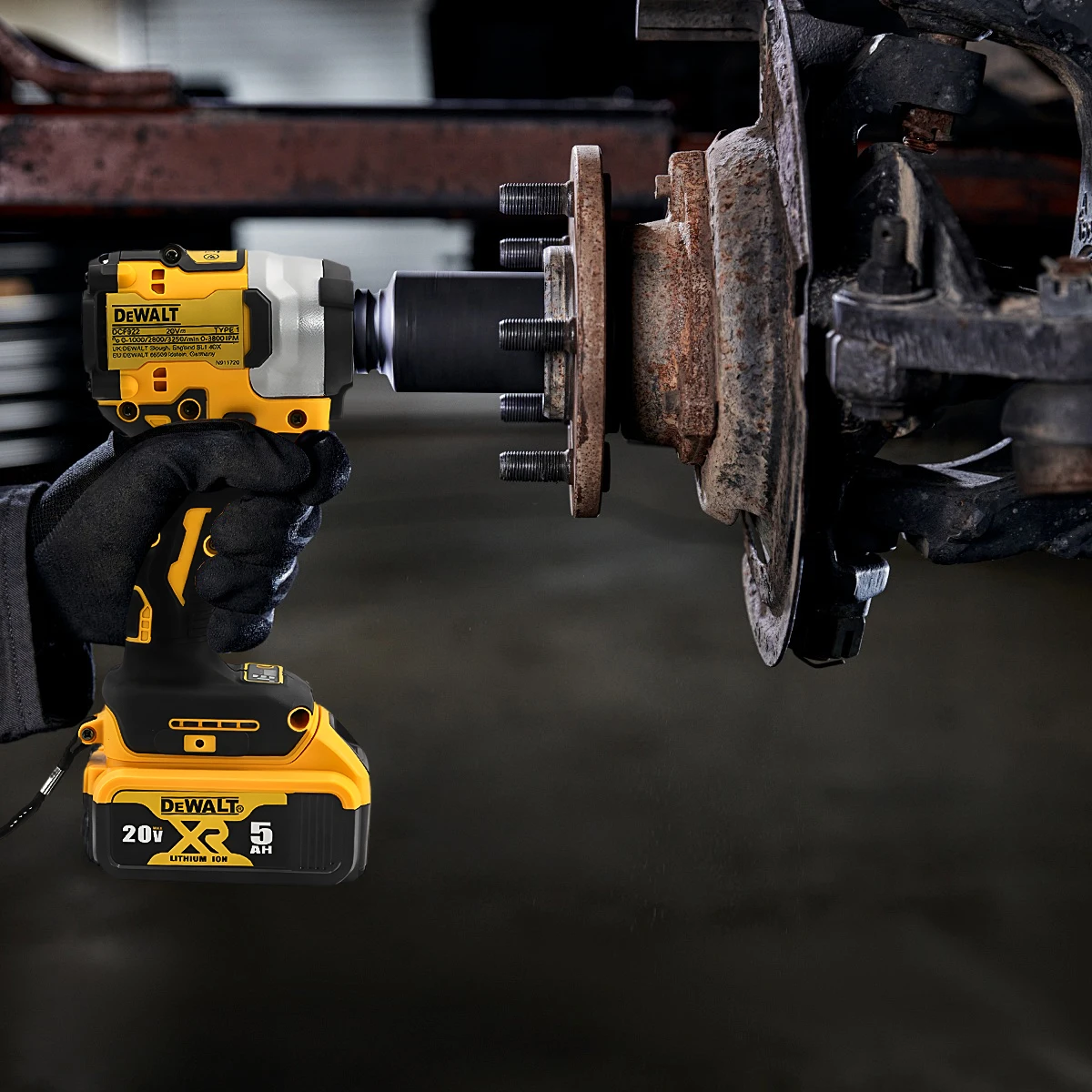 DeWalt-コードレスインパクトレンチ,可変速,電気レンチ,20vリチウム電池,1/2 \