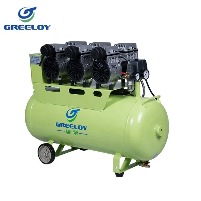 

Electric 90L Silent den tal Oiless Air Compressor for den tal Lab