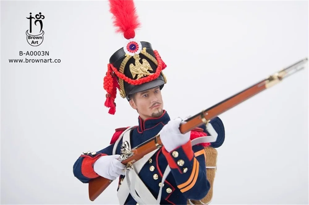 1/6 BROWN ART B-A 0003N The Soldier Guard of Napoleon Emperor Full Set Moveable Action Figure Gift For Fans Collect