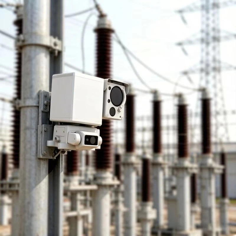 16MP 4G AI PTZ Solar Security Camera Outdoor Remote Monitoring Industrial CCTV for Power Grid and Substation Inspection