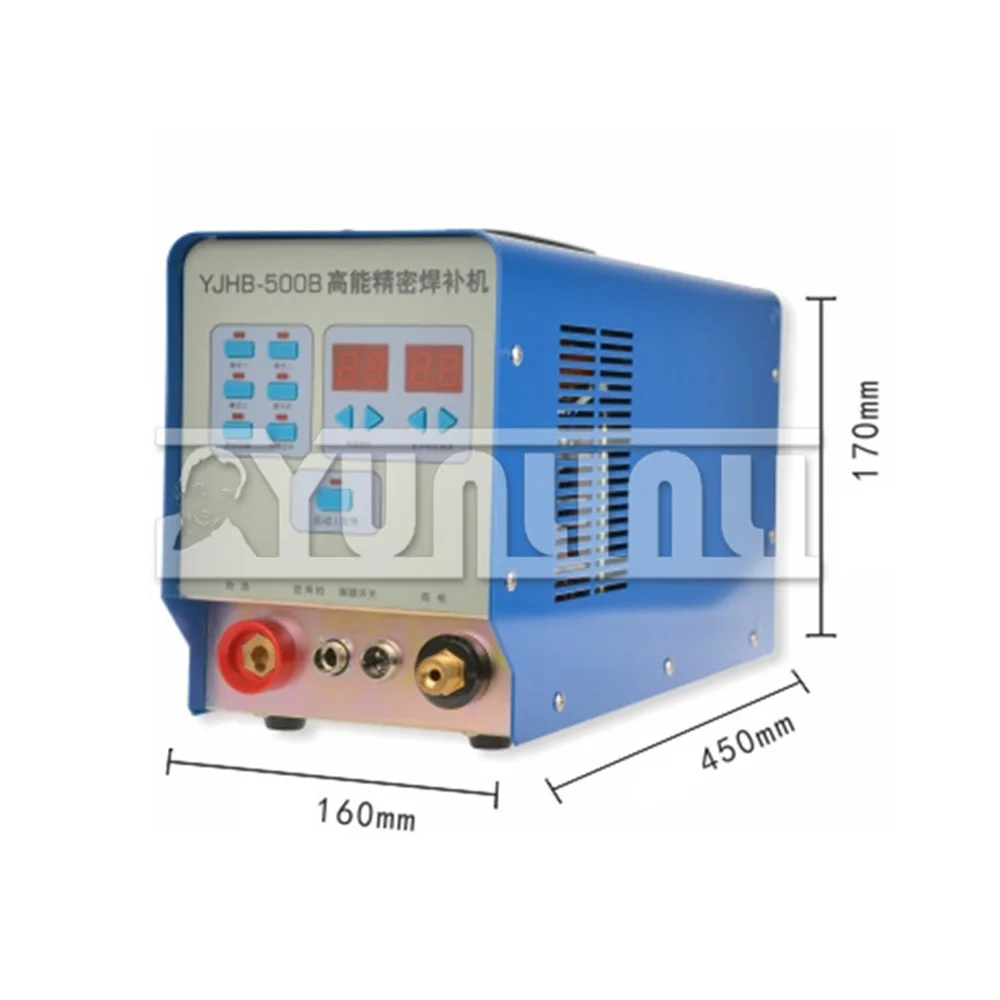 High power Precision Welding Repair Machine Cold Welding Machine Metal Defect Repair Machine 10A-800A 1.5ms-150ms YJHB-500