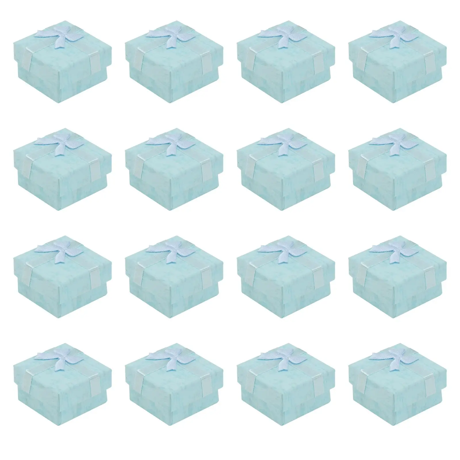 

24 Pcs Jewelry Boxes for Earrings Necklace Bracelet Storage Display Case Gift Hard Paperboard Wedding Party
