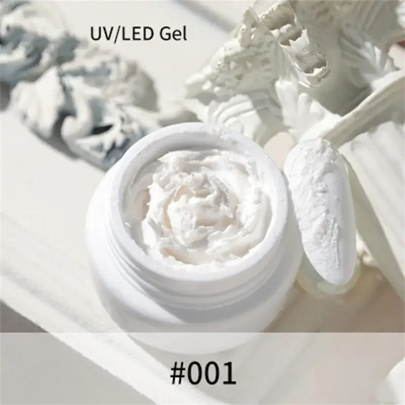 New Nail Cream Gel Drawing Gel Paste 3D Sand Texture Oil Gravel Sand Sculpture Varnish Embossing Nail Art Gel TSLM1