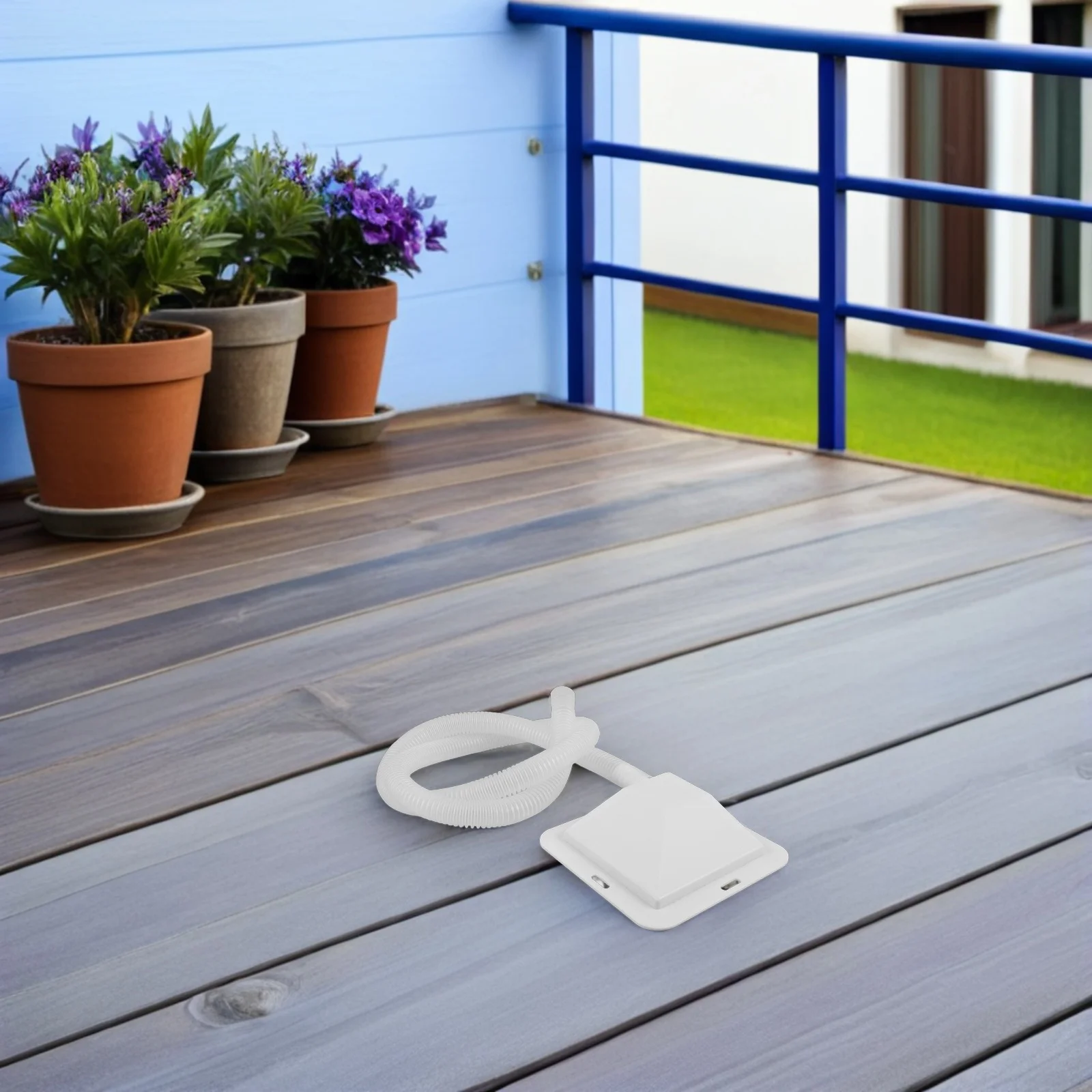 

1Set Air Conditioner Condensate Drain Pan Longlasting Plastic Build Compact Size Ideal Residential Commercial Spaces Moisture