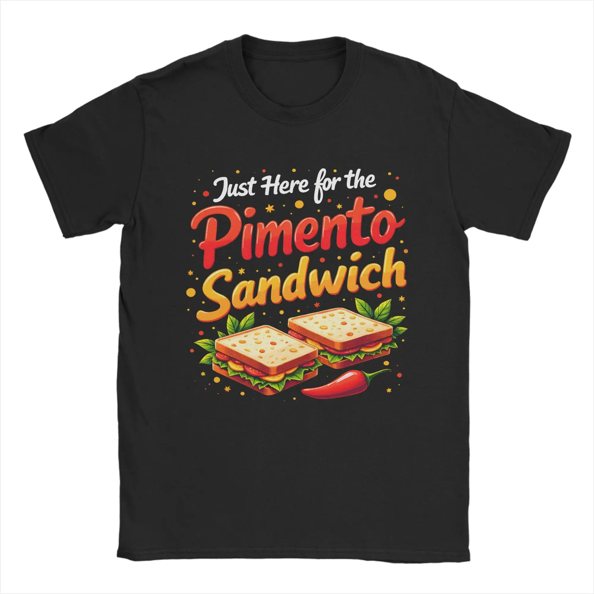 Just Here For The Pimento Cheese Sandwich Golf Humor Season T Shirt Mens  Vintage T-Shirts Summer O-Neck Tees Plus Size Tops