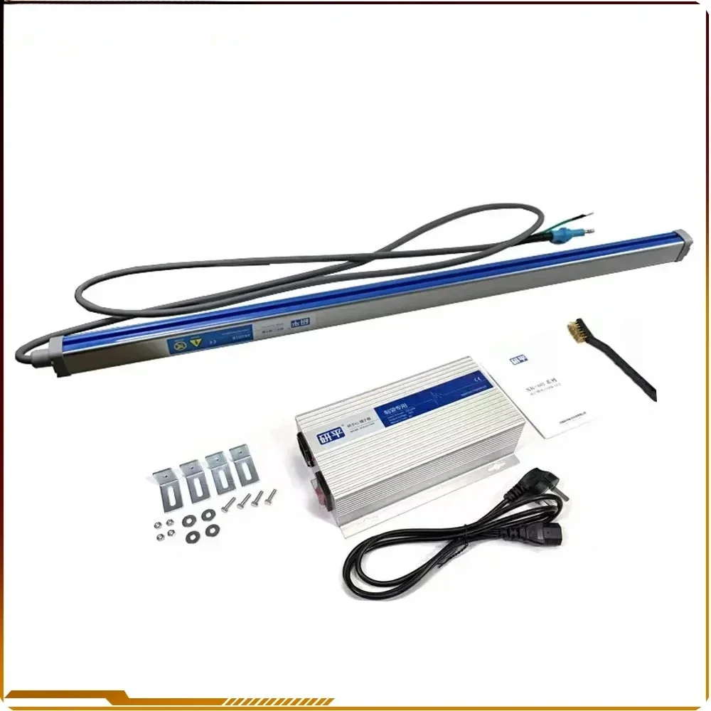 45-100cm Ionizing Air Bar Anti Static Ionizing Bar with High Voltage Generator 110V 220V Electricity Remover Ionizing Air Rod