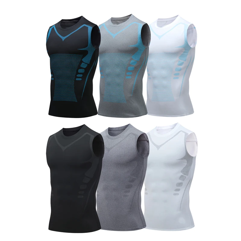 

Men's Quick-Dry Breathable Tank Top Sleeveless Vest T-Shirt for Home Fitness Base Layer Summer Shirt Comfortable Underwear