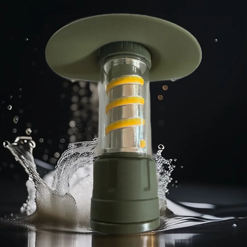 Multifunctional Rechargeable Camping Light - Portable Tent Lamp Handheld Flashlight for Outdoor Stall Lighting