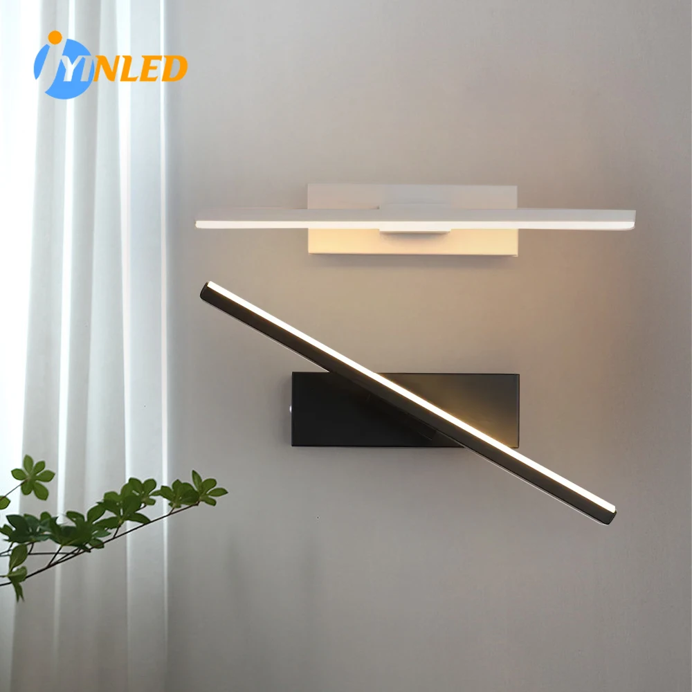 

Rotatable Light Bar Wall Lamp Bedroom Living Room Bedside Lamp Reading Lamps Decorate Night Home Lighting Fixture