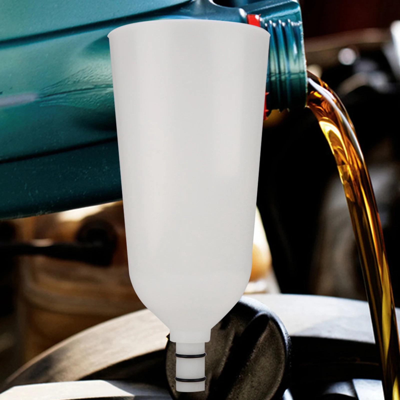 

Адаптер для воронки масла в двигателе автомобиля, набор для наполнения плюс поворотная смещенная удлинительная трубка, инструмент для фургона, набор для наполнения масляной воронки