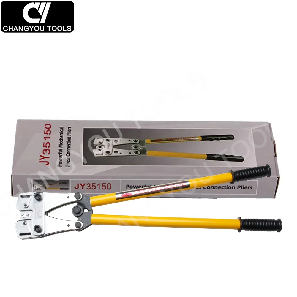 JY-35150 أداة هيدروليكية عقص يدوية ميكانيكية لكتلة طرفية نحاسية لثقب الباب SC لمنتج هجين 6mm2 50mm2