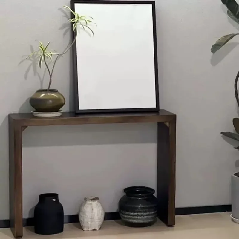 New Chinese-style Zen-style foyer, shelf, table, living room, strip case, end view table, entrance cabinet hotel