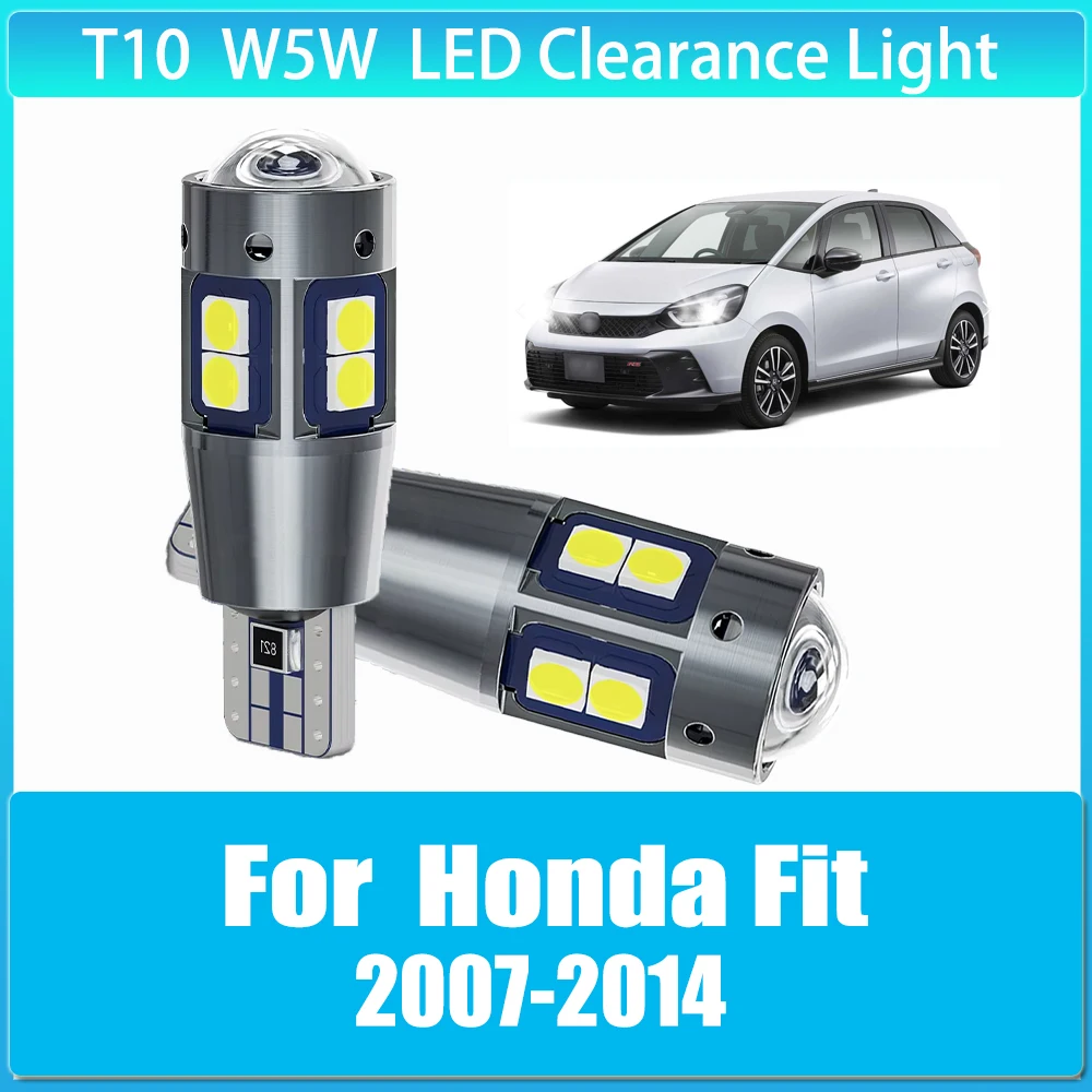 

2pcs LED Clearance Light Parking Bulb Lamp W5W T10 194 5W5 Canbus for Honda Fit 2007 2008 2009 2010 2011 2012 2013 2014