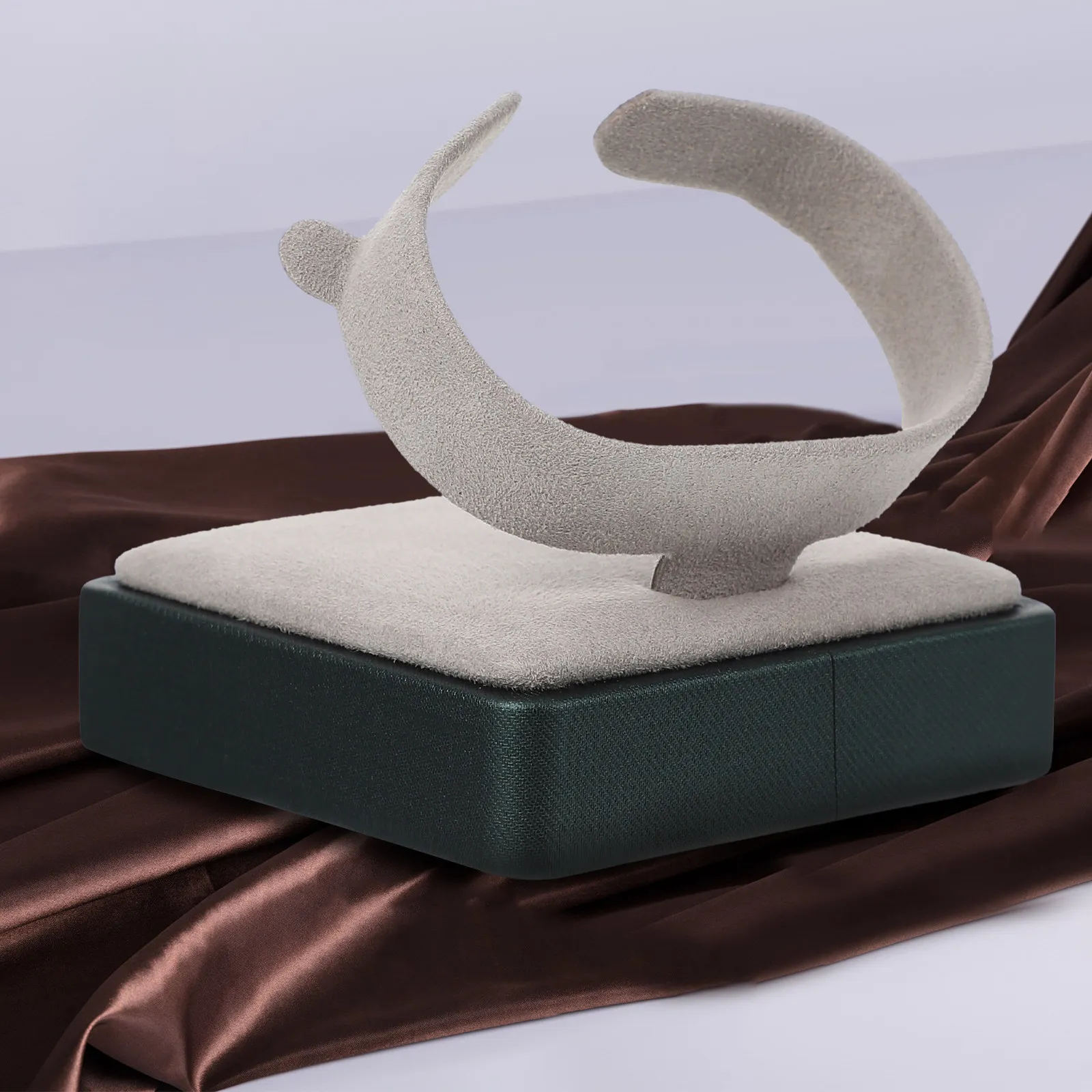 

Jewelry Display Stand Bracelets Watch Holder Premium Material Scratch Resistant Showcase Countertop Display Rack Holder